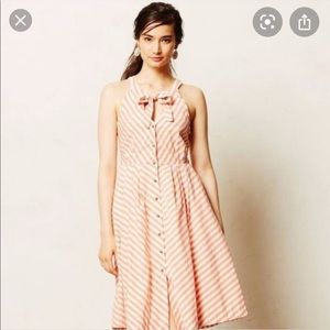 Anthropologie Color Siete Daylily Stripe dress